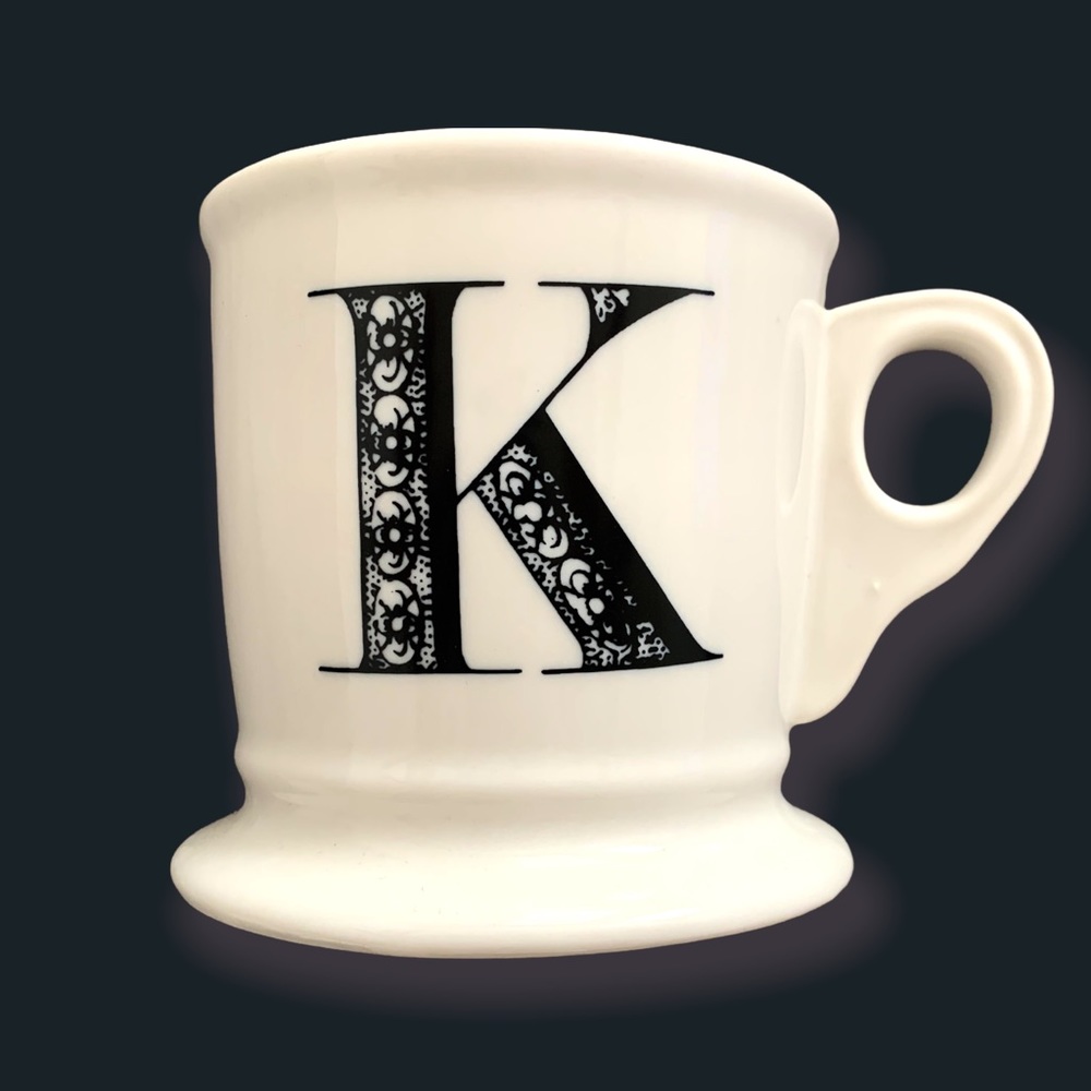 “K” Initial Mug